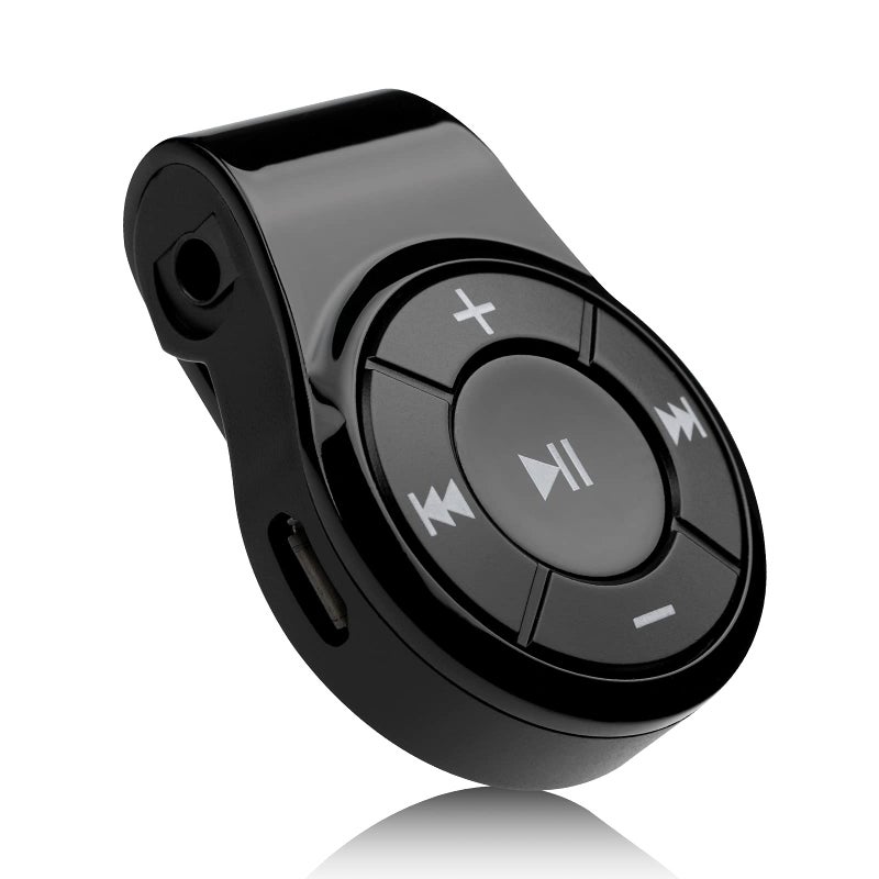 Bluebyte Bluetooth Receiver/Car Kit, Bluebyte Clip Wireless Audio Receiver for Headphones car Audio,Wireless Adapter Support Hands-Free Calling,Bluetooth 5.0 Low Latency for Music(Glossy Black). - Image 1